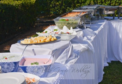 WEDDING RECEPTION AT THE BEACH