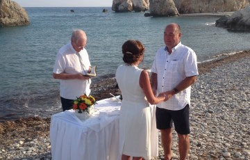Renewal of Wedding Vows at Aphrodite's Rock