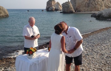 Renewal of Wedding Vows at Aphrodite's Rock