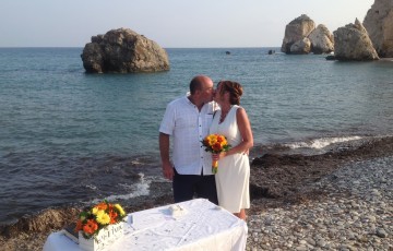 Renewal of Wedding Vows at Aphrodite's Rock