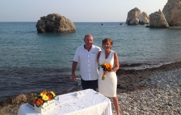 Renewal of Wedding Vows at Aphrodite's Rock
