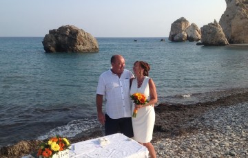 Renewal of Wedding Vows at Aphrodite's Rock