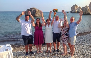 Renewal of Wedding Vows at Aphrodite's Rock