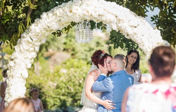 James & Sara's Wedding at Villa 487925