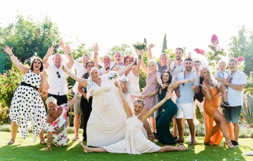 James & Sara's Wedding at Villa 487925