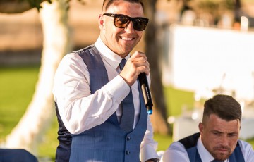James & Sara's Wedding at Villa 487925