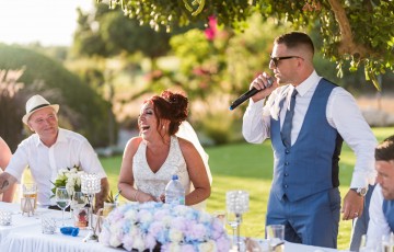 James & Sara's Wedding at Villa 487925