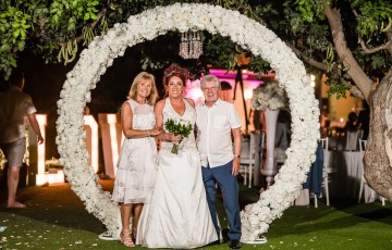 James & Sara's Wedding at Villa 487925