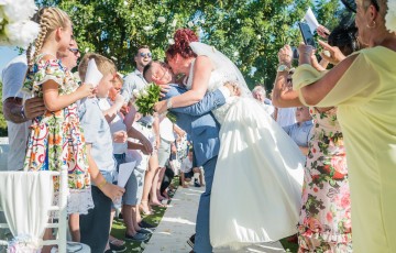 James & Sara's Wedding at Villa 487925