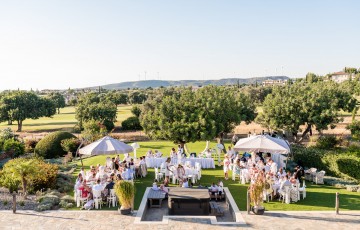 James & Sara's Wedding at Villa 487925
