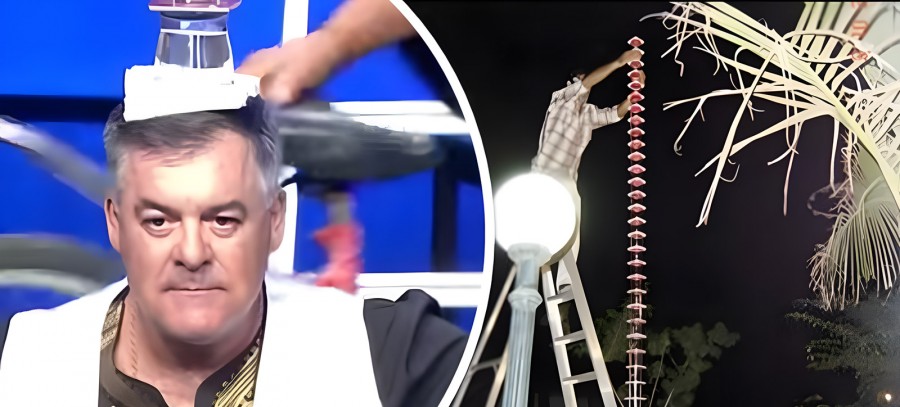 Guinness Book of Records with 319 glasses