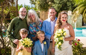 Adam & Samantha's Villa Wedding in Argaka