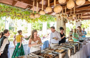 Adam & Samantha's Villa Wedding in Argaka
