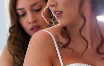 Casey & Adam's Beach Villa Wedding