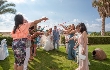 Casey & Adam's Beach Villa Wedding
