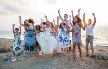 Casey & Adam's Beach Villa Wedding