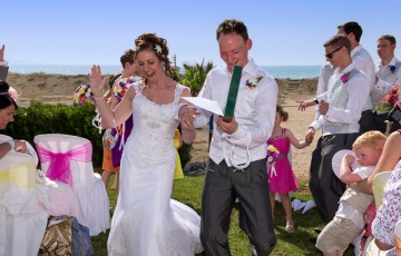 A Beach Front Villa Wedding