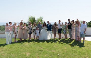 George & Cheryl's Villa Wedding