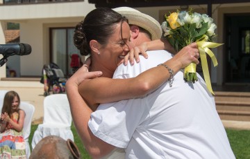 Hannah & Paul's Beach Front Wedding