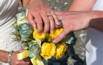 Hannah & Paul's Beach Front Wedding
