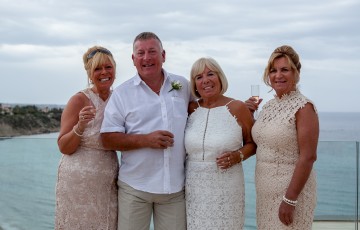 Kerry & Keith's Wedding at Beach Front Villa 391860