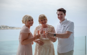 Kerry & Keith's Wedding at Beach Front Villa 391860