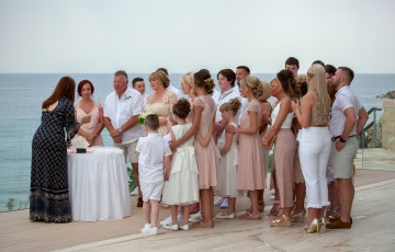 Kerry & Keith's Wedding at Beach Front Villa 391860
