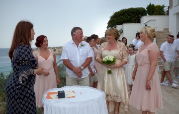 Kerry & Keith's Wedding at Beach Front Villa 391860