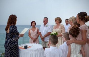 Kerry & Keith's Wedding at Beach Front Villa 391860