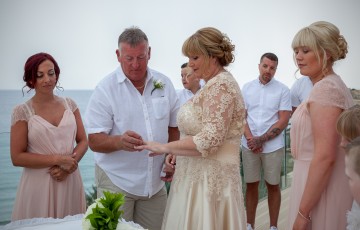 Kerry & Keith's Wedding at Beach Front Villa 391860