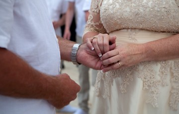 Kerry & Keith's Wedding at Beach Front Villa 391860