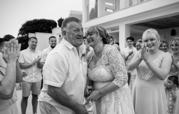 Kerry & Keith's Wedding at Beach Front Villa 391860
