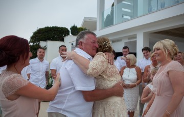 Kerry & Keith's Wedding at Beach Front Villa 391860