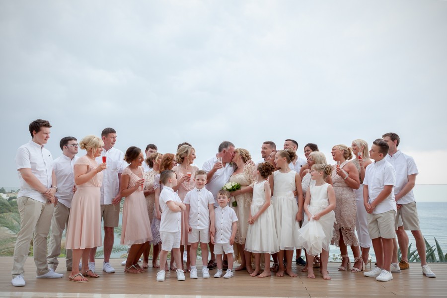 Kerry & Keith's Wedding at Beach Front Villa 391860
