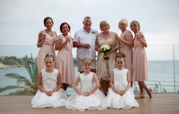 Kerry & Keith's Wedding at Beach Front Villa 391860