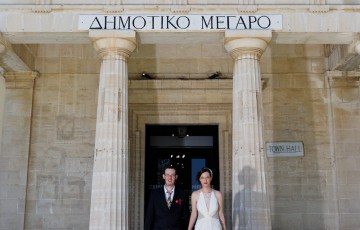 Mary & Itai's Wedding at Paphos Town Hall