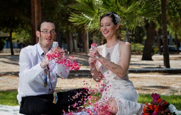 Mary & Itai's Wedding at Paphos Town Hall