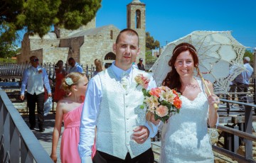 Melissa & Mark's Wedding at Ayia Kyriaki Church