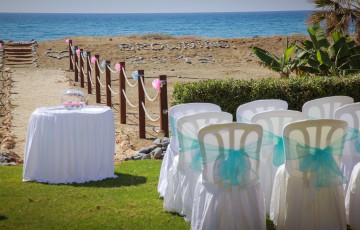 Rebecca & Daniel's Beach front Wedding at Villa 382 in Argaka