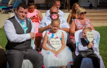 Rebecca & Daniel's Beach front Wedding at Villa 382 in Argaka