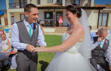 Rebecca & Daniel's Beach front Wedding at Villa 382 in Argaka