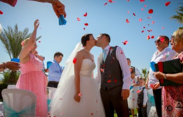 Rebecca & Daniel's Beach front Wedding at Villa 382 in Argaka