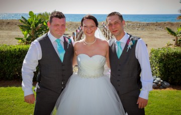 Rebecca & Daniel's Beach front Wedding at Villa 382 in Argaka