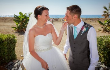 Rebecca & Daniel's Beach front Wedding at Villa 382 in Argaka