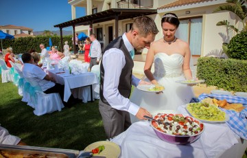 Rebecca & Daniel's Beach front Wedding at Villa 382 in Argaka