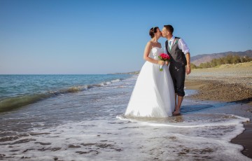 Rebecca & Daniel's Beach front Wedding at Villa 382 in Argaka
