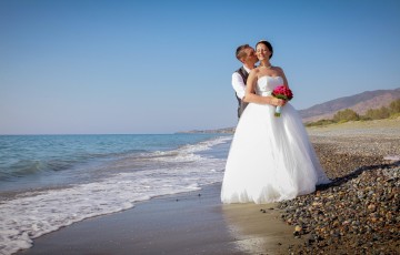 Rebecca & Daniel's Beach front Wedding at Villa 382 in Argaka