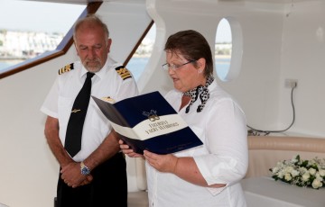 Rob & Di's Wedding on the Sea Star Yacht