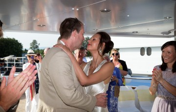 Rob & Di's Wedding on the Sea Star Yacht