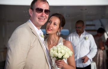 Rob & Di's Wedding on the Sea Star Yacht